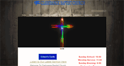 Desktop Screenshot of clarkrangebaptist.org