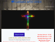 Tablet Screenshot of clarkrangebaptist.org